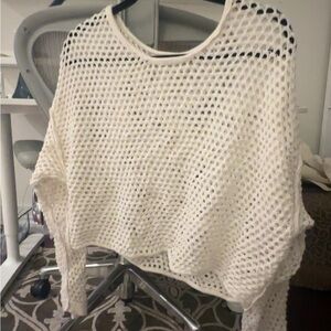 Garage Women's White Knit Sweater